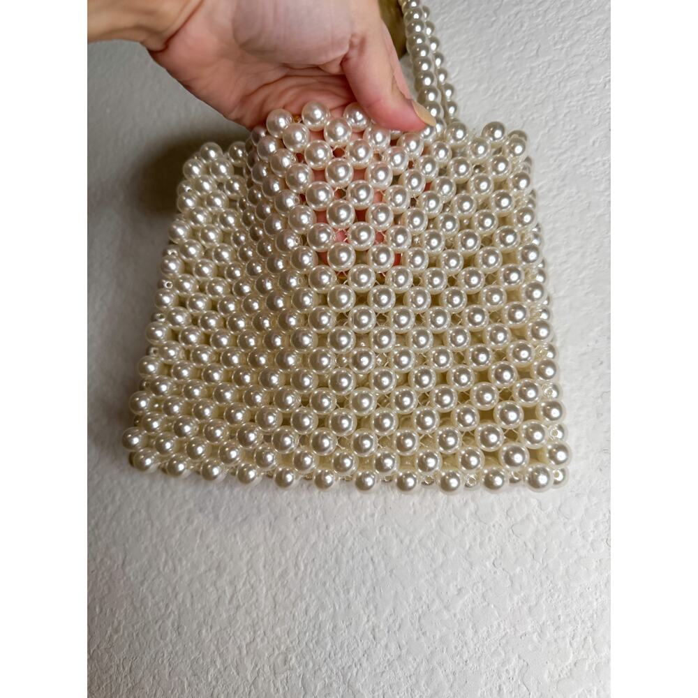 Pearl Beaded Handbag - Picture 6 of 7